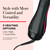 REVLON One-Step Hair Dryer and Styler, All-in-One Hair Brush Straightener for Salon-Quality Smooth & Straight Styles, Black