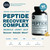Peptide Recovery Complex – Advanced 157 Recovery Blend | Collagen Peptide Amino Support Formula for Muscle, Joint & Tissue Health | Post-Workout Recovery & Flexibility Support | 90 Capsules