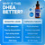 BioMatrix DHEA Liquid Drops – 3X Absorption of Capsules or Tablets – Adjustable Alternative to DHEA 50 mg and DHEA 100 mg – Micronized DHEA Supplement for Men and Women 30 ml, 500 Servings