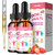 Liquid Iron Supplement for Kids, Women & Men - Kids Multivitamin with Iron Drops - Immune Support, Blood Builder & Energy Support for Iron Deficiency, Anemia - Strawberry Flavor, 4 Fl Oz