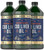 Carlyle Norwegian Cod Liver Oil | 16oz | Pack of 3 Bottles | Liquid Unflavored Fish Oil Supplement | Non-GMO, Gluten Free