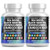Clean Nutraceuticals Sea Moss Black Seed Oil Ashwagandha Turmeric Bladderwrack Burdock & Vitamin C Vitamin D3 with Elderberry Manuka Dandelion Yellow Dock Iodine Chlorophyll ACV - 2Pack