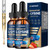 Liposomal L-lysine 1000MG Liquid Drops, 13-in-1 Lysine Monolaurin Supplements – Olive Leaf Extract with Vitamin C, B6, D3, B12 & Zinc for Collagen, Lip, Skin & Immune Support,Strawberry Flavor,4Fl Oz