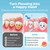COSLUS T40 Portable Water Flosser for Kids: 4 Gentle Modes for Ages 6+, Braces & Sensitive Teeth - with Fun DIY Stickers, 4 Storable Nozzles, Mini Compact for Home School & Travel, BPA-Free, Blue