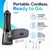 Portable Water Flosser Cordless by Puur Smile - Advanced Dental Care for a Healthier Mouth, Gum, and Teeth - IPX7 Waterproof Oral Irrigator | 7 Replacement Tips, Travel-Friendly, Rechargeable