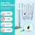 COSLUS E2 Excellent Water Flosser for Teeth Cleaning: 12 Pressure Settings & 2 Modes for Orthodontic, Braces, Sensitive - Patented Storage, 5 Jet Tips and 600ML Tank for Family, Home Use, Green