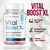 (2 Pack) Vital Boost XL Gummies, Official Vital BoostXL Gummys for Men with All Natural Ingredients, Vital Boost XL Advanced for Wellness Support with Premium Active Lifestyle Vitamins (120 Gummies)