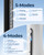 Sonic Electric Toothbrush and Electric Floss for Adults and Kids, Electric Toothbrush Water Flosser Adults, Water Dental Picks, Cleaning and Flossing Dental Care, Waterproof