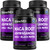6-in-1 Organic Maca Root Ashwagandha Capsules 1710mg with DHEA and Black Pepper Fruit Extract for Women and Men - Black Maca Supplement for Stamina, Bone and Mood Support Supplement, 120ct (Pack of 3)