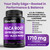 6-in-1 Organic Maca Root Ashwagandha Capsules 1710mg with DHEA and Black Pepper Fruit Extract for Women and Men - Black Maca Supplement for Stamina, Bone and Mood Support Supplement, 120ct (Pack of 3)