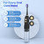 Electric Toothbrush with Water flosser, 2 in 1 Teeth Cleaning Kit, Toothbrush and Water flosser Combo, 25 - Day Battery, Travel Toothbrush with Water Bottle(Black)