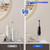 Electric Toothbrush with Water flosser, 2 in 1 Teeth Cleaning Kit, Toothbrush and Water flosser Combo, 25 - Day Battery, Travel Toothbrush with Water Bottle(Black)