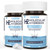 Hydrogen Water Tablets - 12 PPM H2 Molecular Hydrogen - 120 mg Magnesium-Based Reaction System - Supports Antioxidant & Cellular Health, Energy & Brain Function - Non-GMO, Unflavored - 120 Tablets