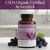Organic Resveratrol Supplement – Trans-Resveratrol Capsules with Green Tea – Highly Purified & Bioavailable - 90 Vegan Caps