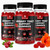 Cranberry Gummies with D-Mannose, Urinary Flush w Hibiscus Powder 180 Count