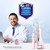 COSLUS C20 & C41 Portable Water Flosser with Electric Toothbrush Combo: 2-in-1 Oral Clean Kit for Teeth, Braces, Gums Care - Brushing & Flossing for Adults, Family, Travel Use, BPA-Free, Pink