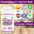 Max Absorption USDA Organic Milk Thistle Potent 5:1 Concentrated Extract (2000mg Strength) & Organic Dandelion Root | Silymarin Antioxidant Flavonoid | Liver Support Supplement (60 Count (Pack of 2))