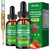 24-in-1 Kidney & Liver, Lymph Cleanse Detox & Repair Drops, Three Immune Formula with Cranberry, Milk Thistle, Vegan Urinary Tract & Lymphatic Drainage & Liver Repair | Strawberry Flavor, 2 Pack