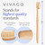 VIVAGO Bamboo Toothbrushes Medium Bristles 50 Pack - BPA Free Medium Bristles Toothbrushes for Adults - Eco-Friendly, Natural Wooden Toothbrush