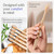 VIVAGO Bamboo Toothbrushes Medium Bristles 50 Pack - BPA Free Medium Bristles Toothbrushes for Adults - Eco-Friendly, Natural Wooden Toothbrush