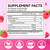 MEENCCD 2 Pack HMB and L-Leucine Gummies, HMB and Leucine Amino Acid for Muscle Growth, Muscle Maintenance, and Muscle Function, for Men & Women, Sugar-Free, Raspberry Flavor, 120 Count