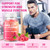 MEENCCD 2 Pack HMB and L-Leucine Gummies, HMB and Leucine Amino Acid for Muscle Growth, Muscle Maintenance, and Muscle Function, for Men & Women, Sugar-Free, Raspberry Flavor, 120 Count