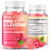 MEENCCD 2 Pack HMB and L-Leucine Gummies, HMB and Leucine Amino Acid for Muscle Growth, Muscle Maintenance, and Muscle Function, for Men & Women, Sugar-Free, Raspberry Flavor, 120 Count