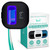 Bril UV-C Toothbrush Sanitizer and Holder – Wall Mounted, Rechargeable, 30-Day Battery, Magnetic Mount, Fits Electric and Manual Brushes, Portable Travel Case, Auto-Shutoff – Black