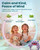 Magnesium Gummies for Kids, Happy Calm & Saffron Gummies Kids, Advanced Focus & Calm Support, Magnesium Glycinate Gummies, Ashwagandha & L-Theanine-Magnesium Glycinate Sugar Free-60 Count