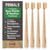 PRIMALS Boar Bristle & Bamboo Toothbrush (4-Pack) - Premium Boar Bristles - Fully Biodegradable - Plastic & Nylon Free - Quick Dry Design