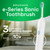 Brushmo E-Series Electric Sonic Toothbrush - Rechargeable Screw-On Electronic Tooth Brush for Adults with 3 Modes, Travel Case & Timer IPX7 Waterproof, 30 Days Lasting & Wireless Charging Base, White