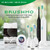 Brushmo E-Series Electric Sonic Toothbrush - Rechargeable Screw-On Electronic Tooth Brush for Adults with 3 Modes, Travel Case & Timer IPX7 Waterproof, 30 Days Lasting & Wireless Charging Base, White