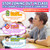 Magnesium Glycinate 400mg for Kids & Adults, Calm Sleep & Focus Gummies + Omega-3 DHA/EPA, Lion's Mane, Vitamins D3 & B12 for Relaxation, Attention & Concentration, Melatonin Free, Sugar Free, 120Cts