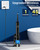 MCUDKIK Rotating Electric Toothbrush for Adults, 8 Brush Heads (2 Types) & Travel Case, 5 Cleaning Modes Rechargeable Power Toothbrush with 2-Minute Smart Timer, Black