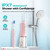COSLUS C51C30 Electric Toothbrush with Water Flosser Combo: Portable Oral Clean Kit for Teeth Brushing & Flossing, Multiple Modes for Multiple Users, Cordless for Home & Travel Use, Pink