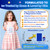 Kids Magnesium Glycinate Gummies - Magnesium Glycinate Supplement 200mg with L-theanine Omega-3 Calcium Vitamin D3 & B12 for Kids Natural Zzz at Bedtime & Overall Health - Sugar Free & Non-GMO