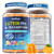 Lutein and Zeaxanthin Supplement, Eye Health Gummies, AREDS2-Based Formula, Omega-3, Zinc, Brain Focus & Learning, Vision Support, Blue Light Filtering, Adults & Seniors, Sugar Free, Vegan, 120 Count