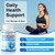 Probiotic 300 Billion CFU - 12 Strains with Organic Prebiotics for Digestive & Gut, Immune, Bloating Health - Probiotics for Women and Men - Daily Dairy Free, Shelf Stable - 240 Counts