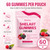 hairhalo Bloomin Shelajit Gummies for Women, Daily Mood, Energy & Vitality Support, Mixed Berry Flavor, 60 Gummies