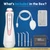 Waterpik Cordless Advanced 2.0 Water Flosser For Teeth, Gums, Braces, Dental Care With Travel Bag and 4 Tips, ADA Accepted, Rechargeable, Portable, and Waterproof, Rose Gold WP-589, Packaging May Vary