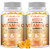 2 Pack 2000mg Liposomal Vitamin C Gummies for Adults & Kids Immune Support, Antioxidant & Collagen Booster Complex with Rose HIPS, 5000IU D3 ,Elderberry, Echinacea, Iron & Zinc, Orange Flavor, 120 Cts