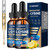 Liposomal L-lysine 1000MG Liquid Drops, 13-in-1 Lysine Supplements – Monolaurin, Olive Leaf Extract with Vitamin C, B6, D3, B12 & Zinc for Collagen, Lip, skin & Immune Support for Kids & Adults, 4oz