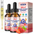 SEPT YAN 22 in 1 Parasite Cleanse for Humans & Kids, Herbal Gut Cleanse Liquid Drops with Wormwood, Black Walnut, Clove, Chlorella, Oregano, Digestive Health Support - Strawberry Flavor, 4 Fl Oz