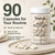 nnmnn Gut Health Capsules, Biofilm Probiotic Ritual - Supports Digestive Health & Gut Comfort with Bromelain, Berberine, Ashwagandha - Vegan, Non-GMO, 90 Count