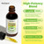 Liposomal L-lysine Monolaurin Liquid Drops, Lysine 1000MG Supplement for Adults & Kids, Echinacea & Elderberry with Vitamin C & D3, Zinc, for Lip & Skin Health, Collagen & Immune Support, 4 Fl Oz