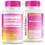 Pink Stork Magnesium Glycinate, L-Theanine, Lemon Balm - Melatonin-Free Magnesium for Sleep Support - Natural Calm and Relaxation - 90 Capsules