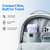 usmile C10 Portable Water Flosser for Travel – 95-Day Battery, 4 Modes, 360° Nozzle, 180ml Tank, IPX7 Waterproof, Dentist-Recommended for Braces, Implants & Sensitive Gums(Purple)