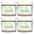 Uncle Harry's Peppermint Remineralizing Toothpaste | Natural Whitening Tooth Paste Freshens Breath & Promotes Enamel | Vegan Fluoride Free Toothpaste (4 Pack)