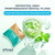 drTung's Smart Floss Mint for Teeth - Natural Expanding Dental Floss, Gentle on Tooth & Gums, Expands & Glides, PTFE & PFAS Free, Certified Organic Mint Essential Oils - Pack of 6