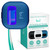 Bril UV-C Toothbrush Sanitizer and Holder – Wall Mounted, Rechargeable, 30-Day Battery, Magnetic Mount, Fits Electric and Manual Brushes, Portable Travel Case, Auto-Shutoff – Navy